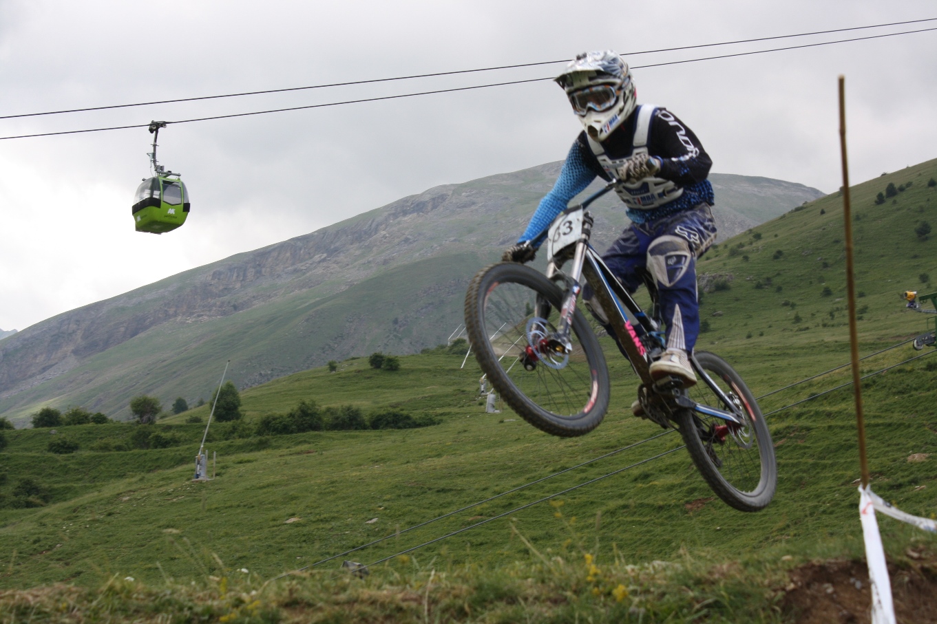 La anterior edición del Campeonato BTT en la estación de esquí de Panticosa