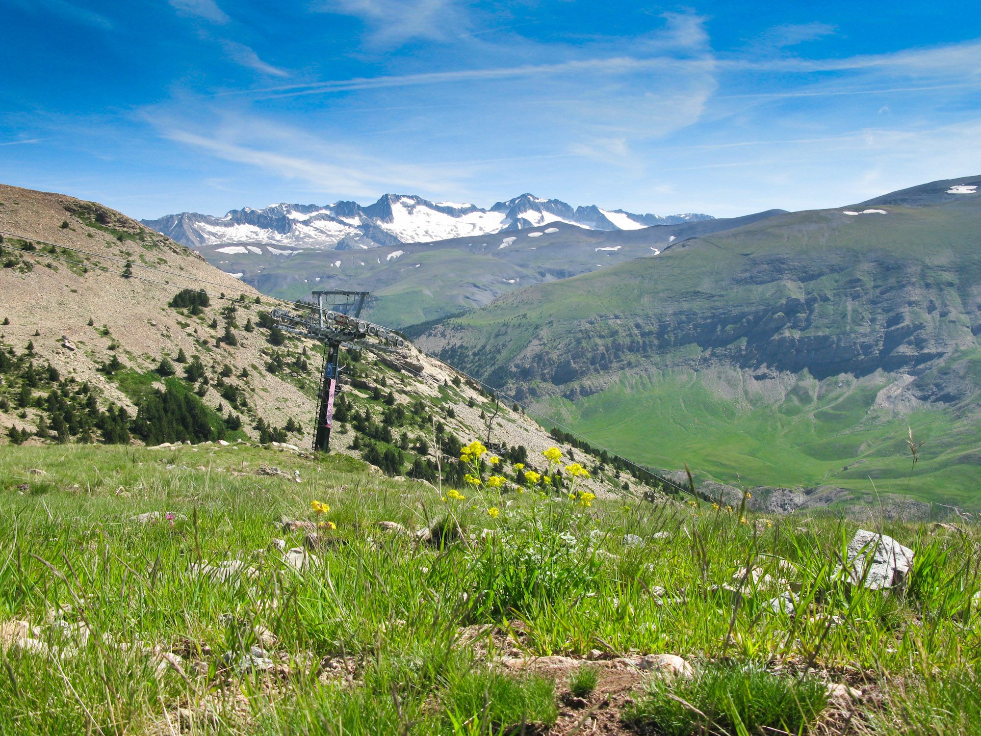 las mejores vistas de los Pirineos, desde cota 2.300 metros