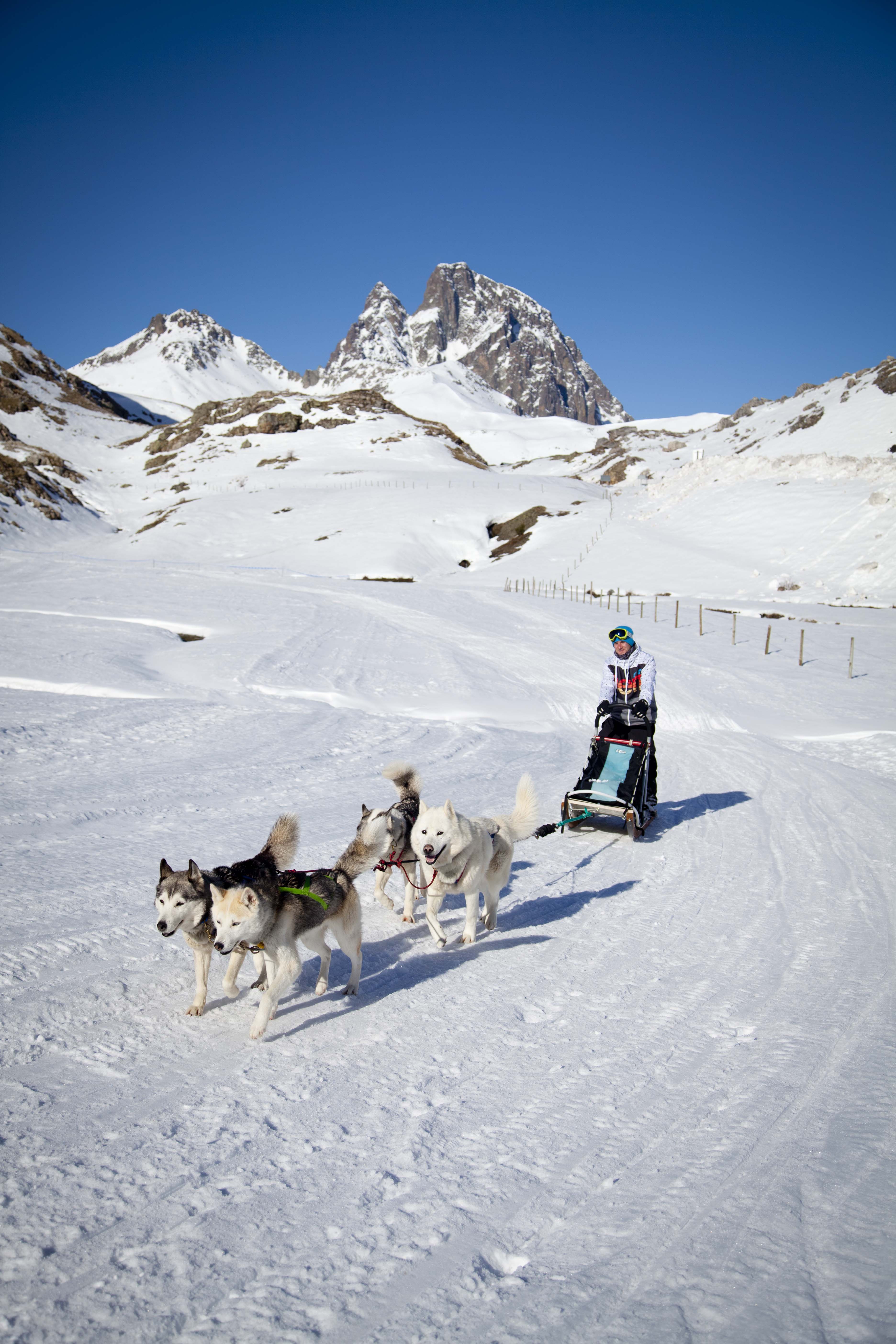 Un paseo en trineo, es una buena opción.