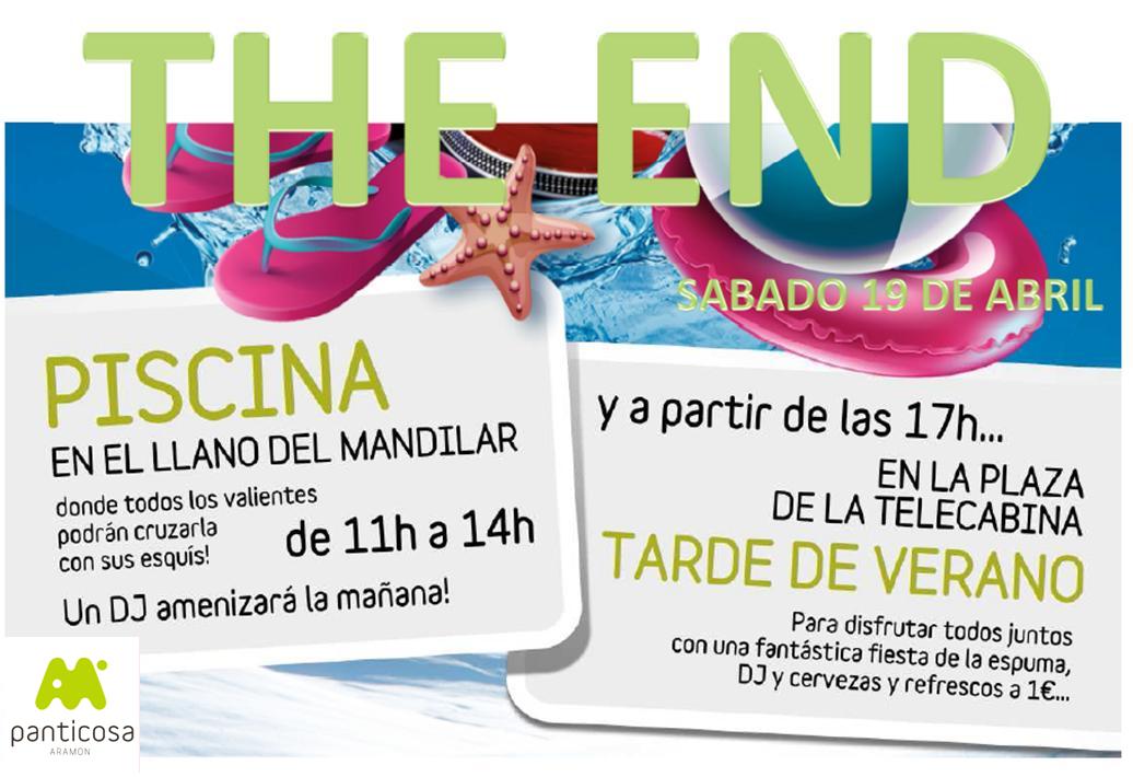 cartel de la fiesta fin de temporada de Panticosa