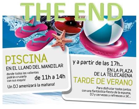 Cartel fiesta final de temporada de Panticosa