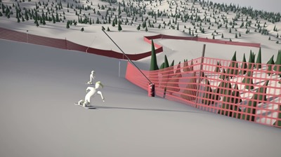 simulación esquiadores ampliación pistas Valdelinares