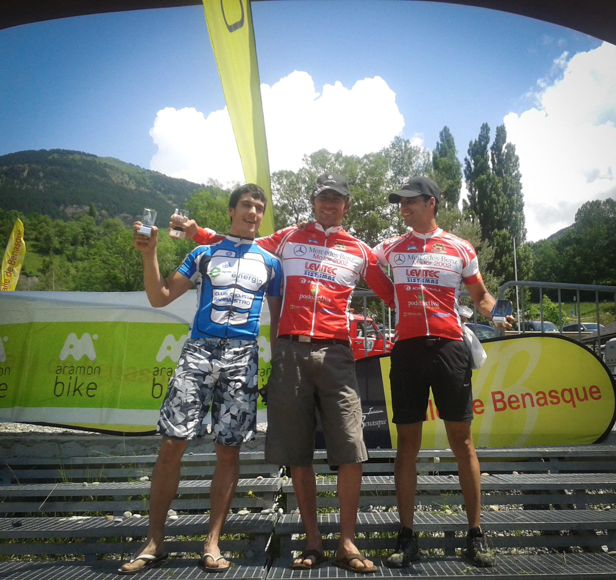 Podio de ganadores de la pasada edición