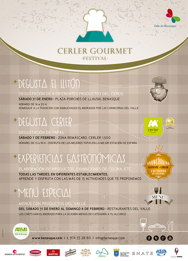 cartel del 1º Cerler Gourmet Festival
