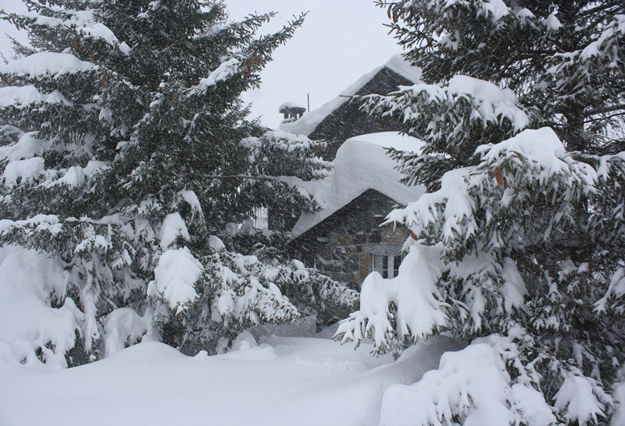 Gran nevada en la urbanización de Formigal, el pasado 1 de febrero