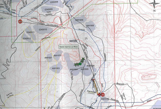 Plano de Anayet, Formigal, donde encontramos los Gazex
